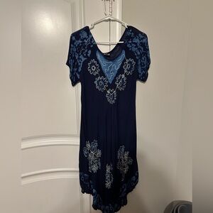 Blue Beach cover-up made in Peru